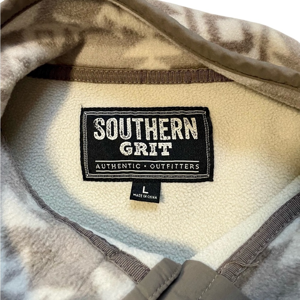 Southern Grit Southwest Horizon Tundra Fleece Snap Pullover Large View 2